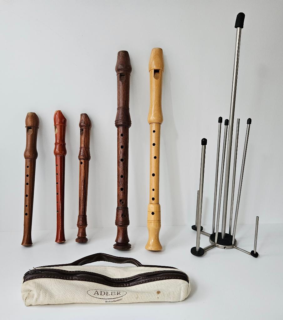 5 Blokfluiten - Küng - Adler - Concerto, Ophalen of Verzenden, Gebruikt, Overige typen