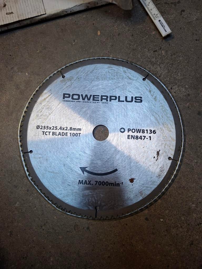 Nieuw zaagblad 100 tanden, asgat 25.4mm (verkeerd besteld), Cirkelzaag, 70 mm of meer, Nieuw, Ophalen of Verzenden