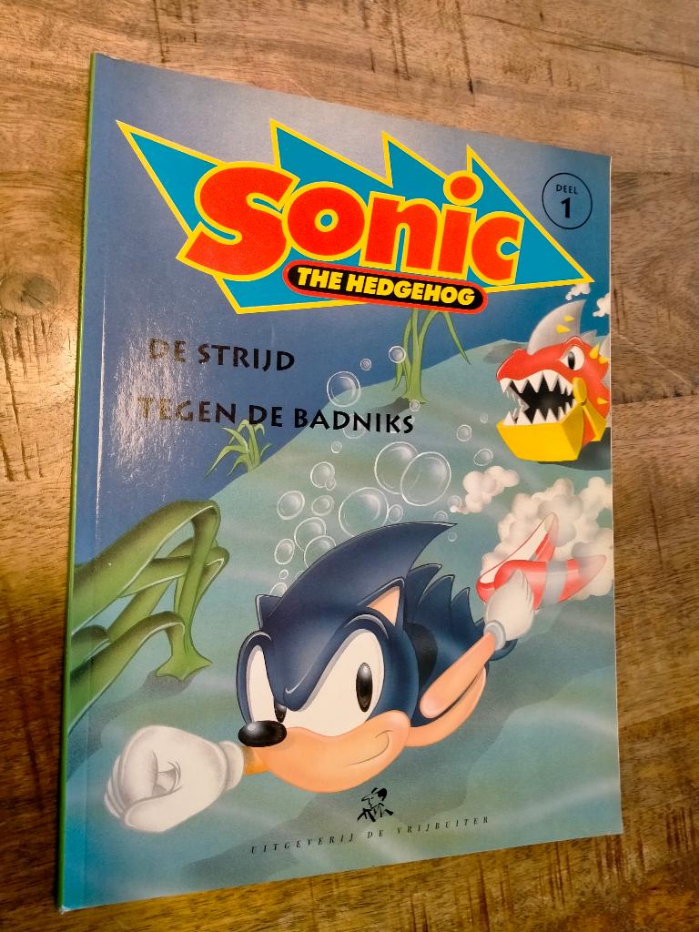 Sonic the hedgehog deel 1 de strijd tegen de Badniks strip, Boeken, Eén stripboek, Ophalen of Verzenden, Gelezen