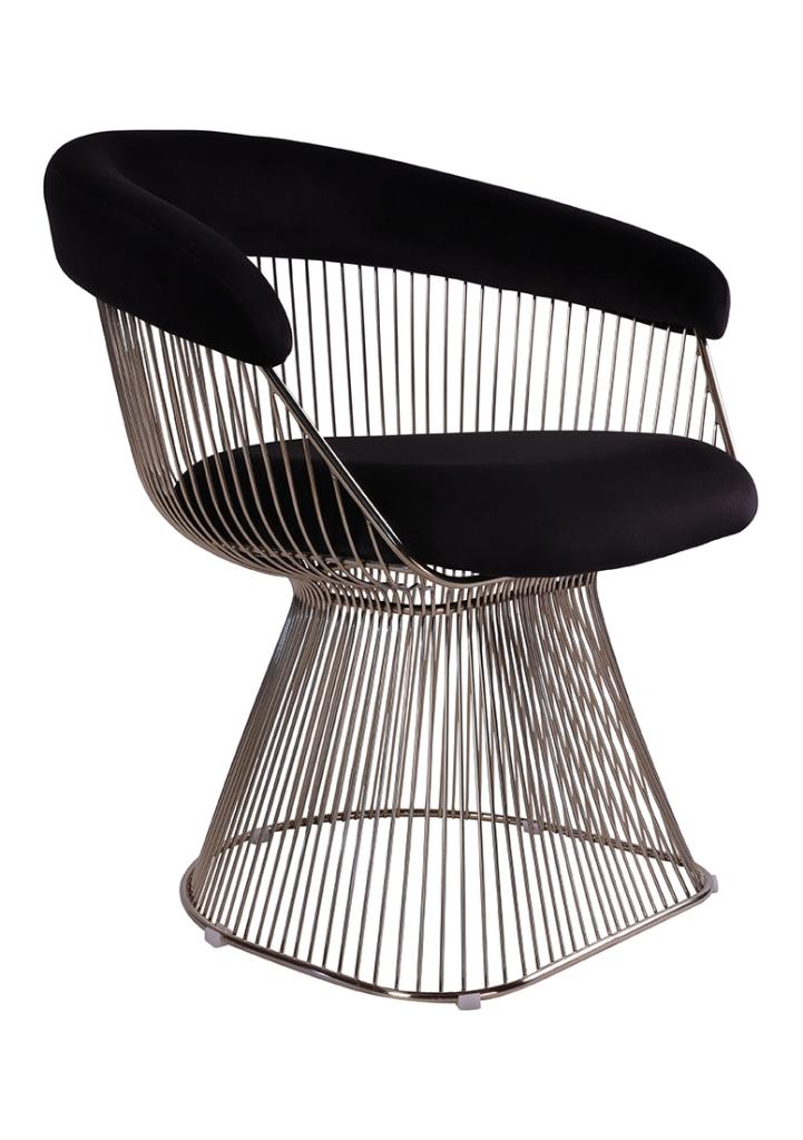 OHNO Wire Chair Armleunstoel Small - Zwart, Huis en Inrichting, Niet ingevuld, Overige materialen, Zwart, Niet ingevuld