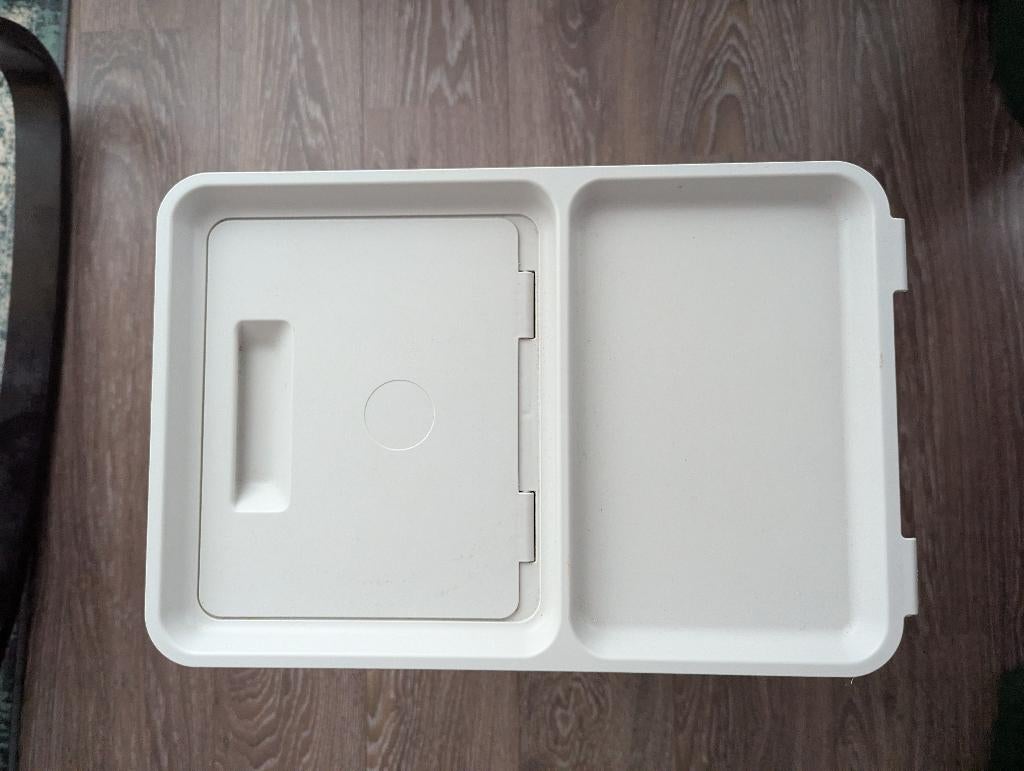 IKEA HALLBAR ton met deksel / afvalbak, Ophalen, Kunststof, 50 tot 75 cm, Nieuw