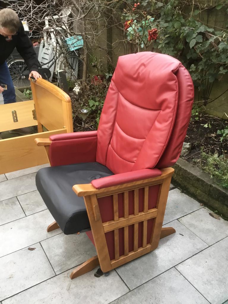 Hobbel Stoel / Wiebel Stoel, Ophalen, Gebruikt