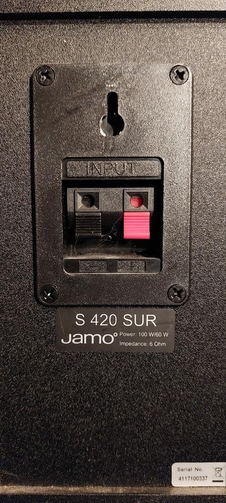 Jamo surround 5.1 speakerset, Ophalen, Gebruikt, 60 tot 120 watt, Surroundset zonder subwoofer