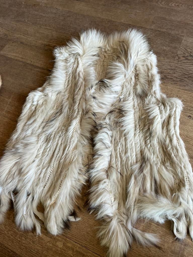 Bont body warmer l/xl, Kleding | Dames, Bodywarmers, Ophalen of Verzenden, Zo goed als nieuw, Maat 42/44 (L), Beige