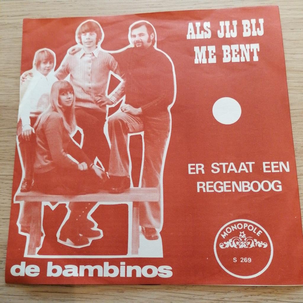 Bambino's /als jij bij mij bent (zeldzaam piraten topper), Ophalen of Verzenden, Gebruikt, Overige formaten, Levenslied of Smartlap