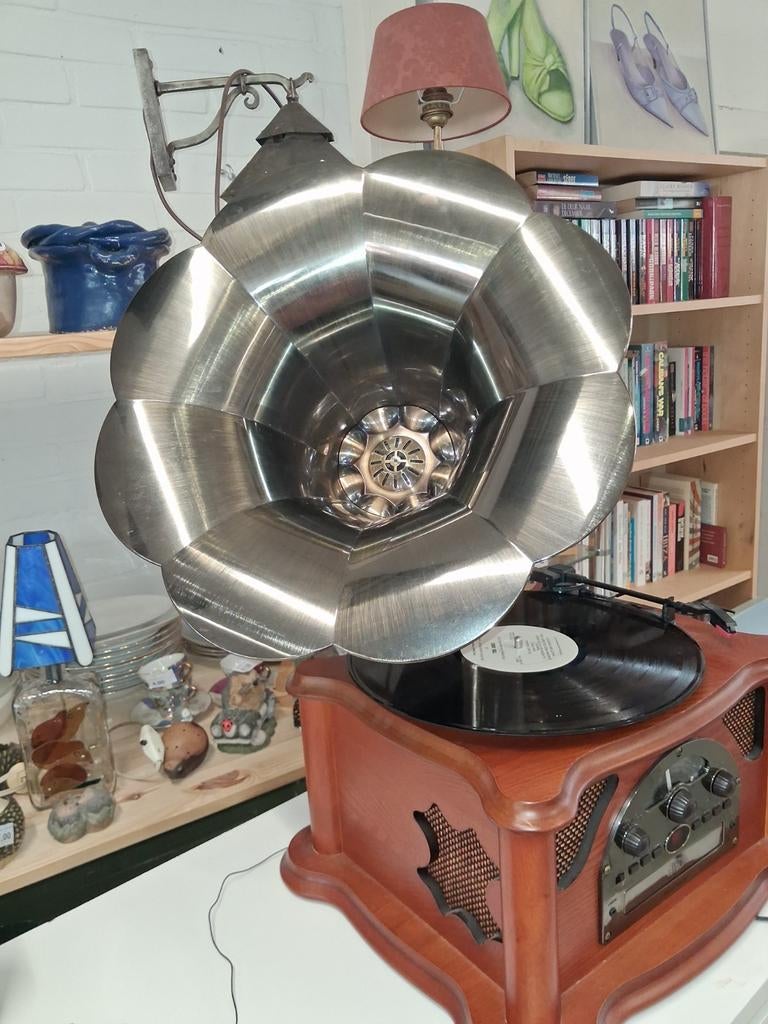 Retro Platenspeler met 5 in 1,, Ophalen of Verzenden