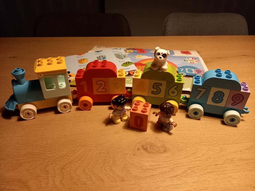 Getallentrein - 10954, Ophalen of Verzenden, Zo goed als nieuw, Duplo, Compleet