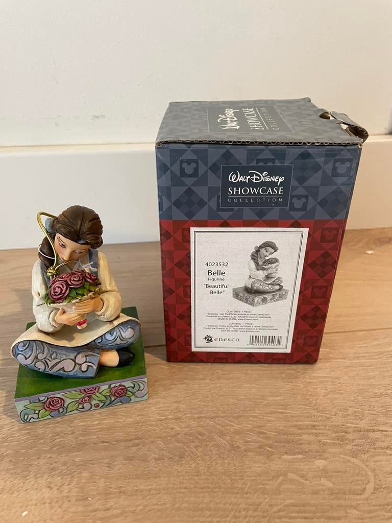 Disney traditions Jim shore  Beautifull Belle, Ophalen of Verzenden, Assepoester of Belle, Zo goed als nieuw, Beeldje of Figuurtje
