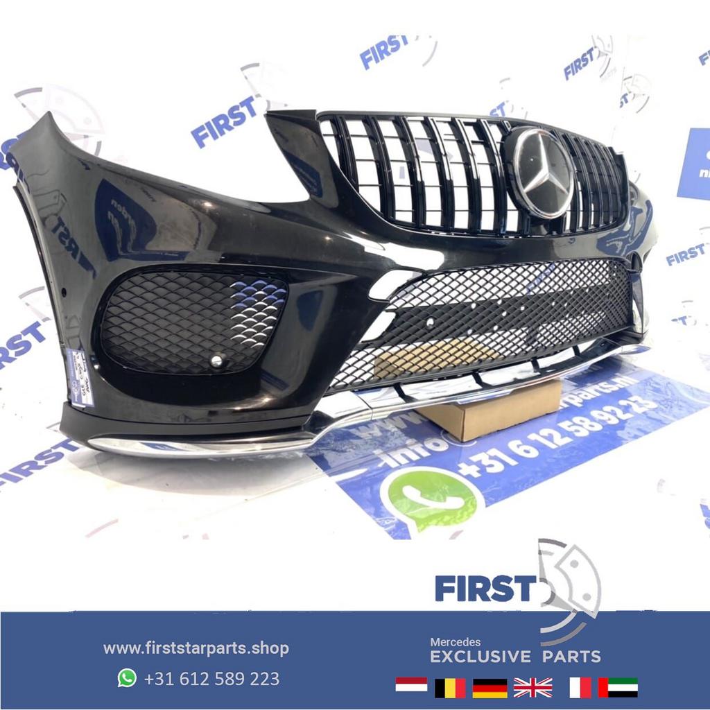 W292 C292 GLE AMG COUPÉ VOORBUMPER COMPLEET ZWART Mercedes 2, Gebruikt, -, Voor, Ophalen of Verzenden