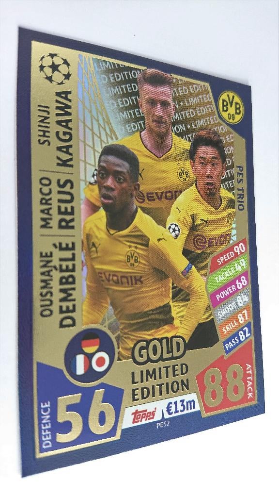 Topps - Limited Edition - PES2 - Borussia Dortmund, Buitenlandse clubs, Spelerskaart, https://uk.topps.com/support, Verzenden