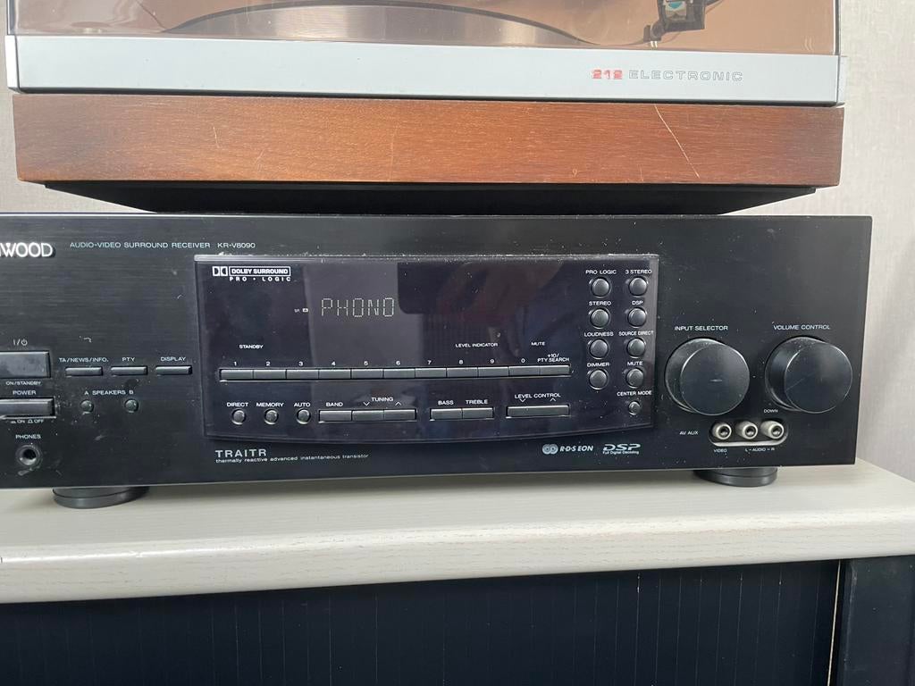 Kenwood receiver KR-V8090, Ophalen of Verzenden, Gebruikt