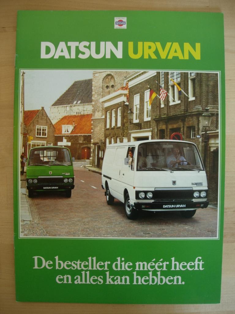 Datsun Urvan Brochure 1981 - Nissan, Nissan, Ophalen of Verzenden, Zo goed als nieuw, Nissan