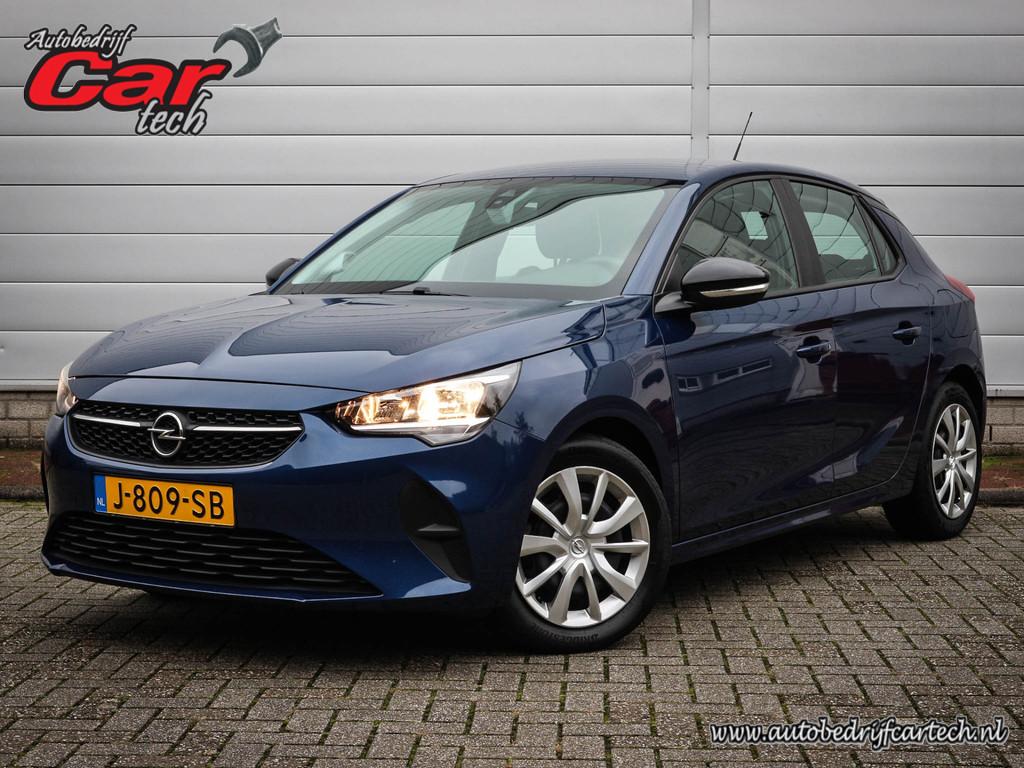 Opel Corsa 1.2 Edition | Clima | Cruise | Led | Apple Carpla, Voorwielaandrijving, Gebruikt, Blauw, 49 €/maand