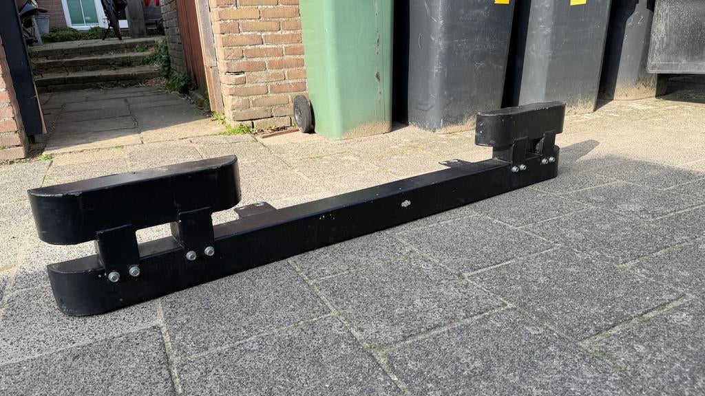 Land Rover Series Bumper met Militaire Bumperette, Ophalen, Voor, Bumper, Gebruikt