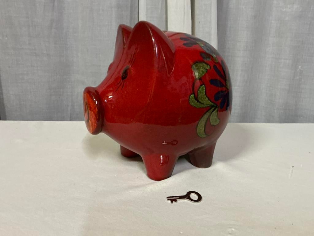 Groot vintage spaarvarken keramiek West  Germany,792, Verzamelen, Spaarpotten, Ophalen of Verzenden, Zo goed als nieuw, Steen, Aardewerk of Keramiek