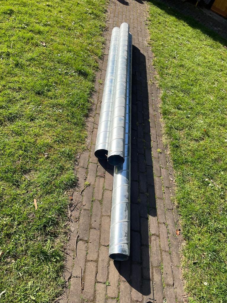 R-vent Ventilatiebuizen en Bochten 125mm, Doe-het-zelf en Verbouw, Ventilatie en Afzuiging, Ophalen, Nieuw, Ventilator