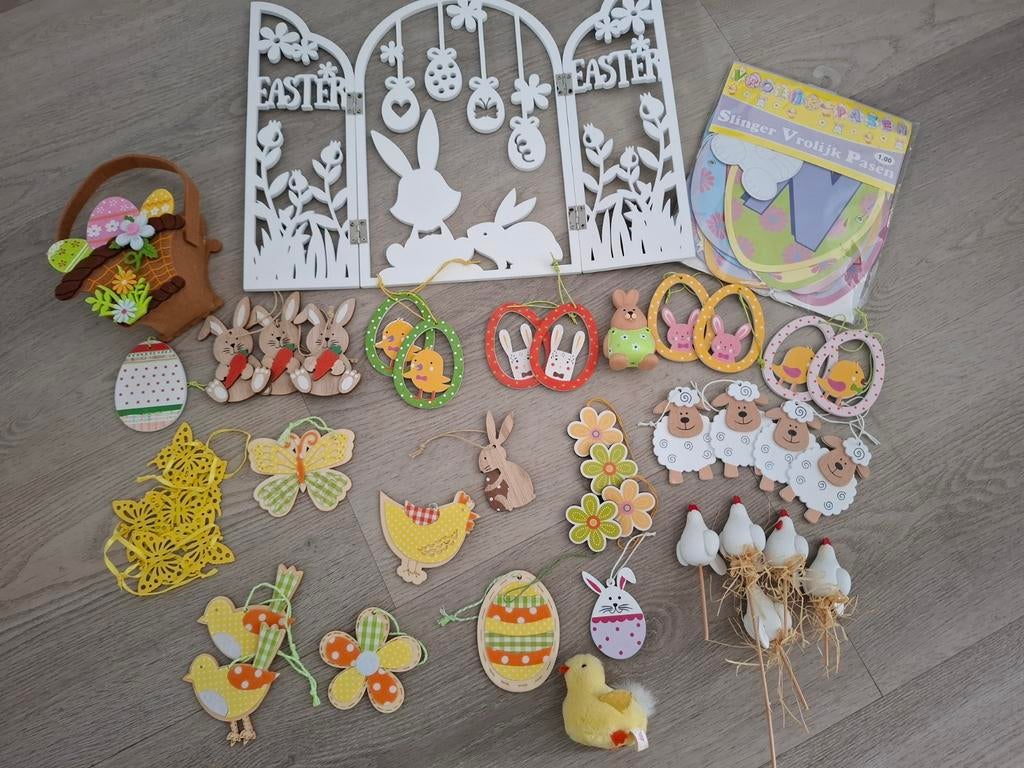 Paasversiering 40 + onderdelen, Ophalen of Verzenden