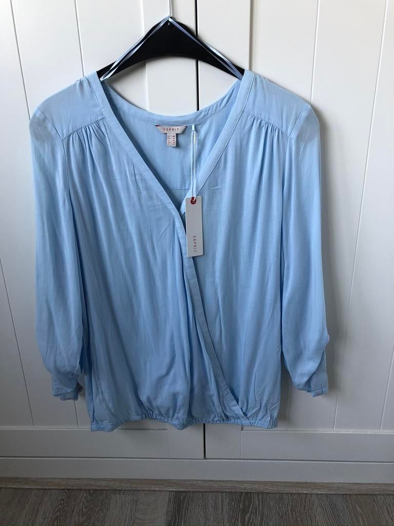 Nieuw! Blouse, merk esprit, maat 40, lichtblauw, Ophalen of Verzenden, Nieuw, Maat 38/40 (M), Blauw