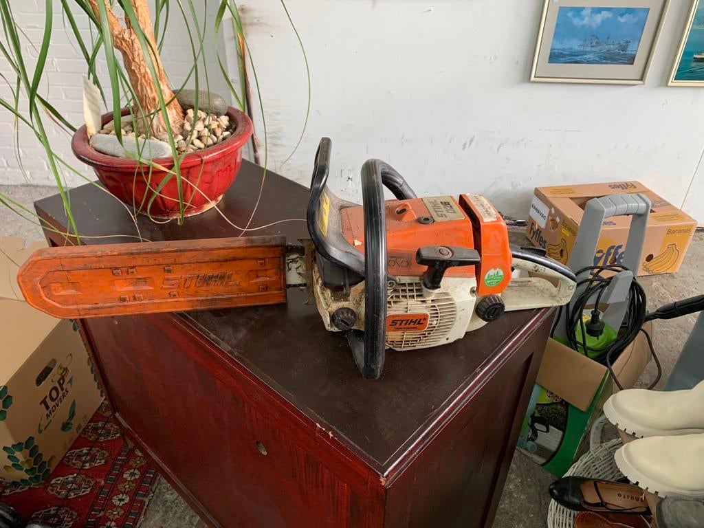 Kettingzaag Stihl 024 AV Super Motor Beschikt over een motor, Ophalen of Verzenden