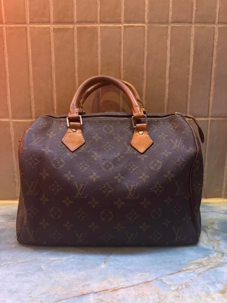 Louis Vuitton Speedy 25, Verzenden, Gebruikt, Bruin, Handtas
