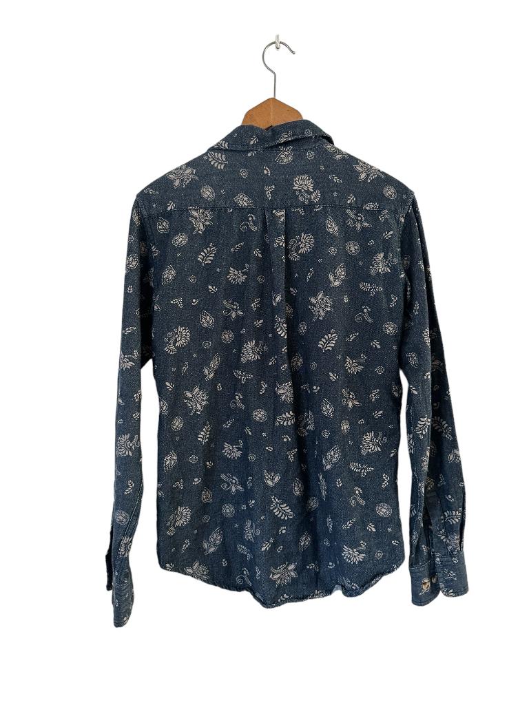 Obey overhemd S, Blauw, Ophalen of Verzenden, Zo goed als nieuw