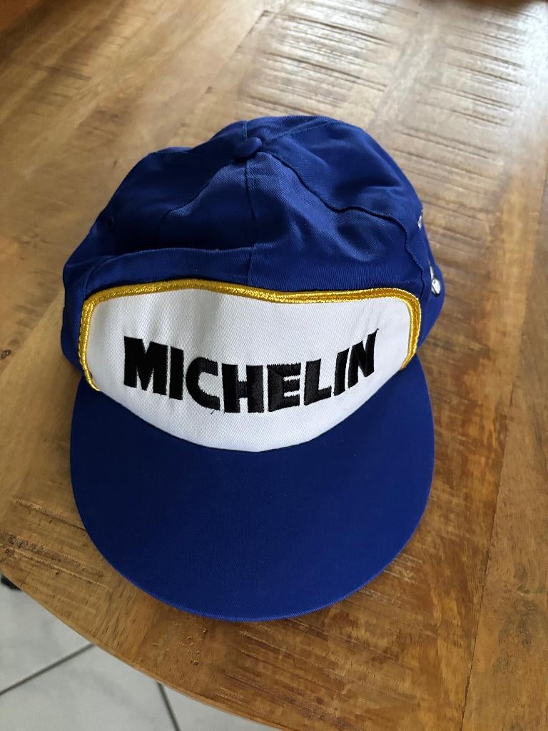 Michelin vintage podiumcap, Verzamelen, Ophalen of Verzenden, Nieuw, Auto's