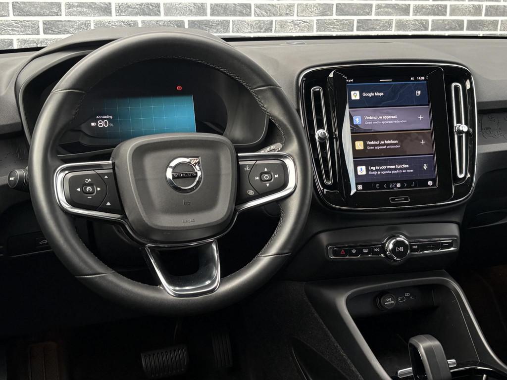 Volvo XC40 Recharge Plus 70 kWh | Warmtepomp | Stoelverwarmi, Auto's, Volvo, 12 maanden, Stof, Gebruikt, Blauw