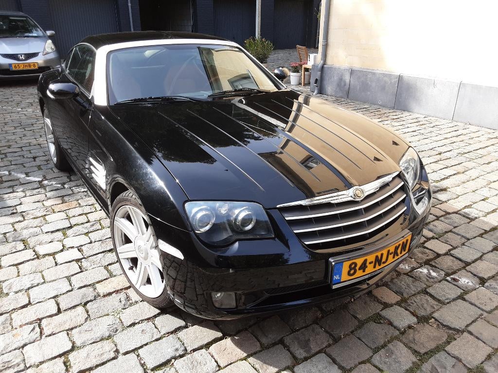 Chrysler Crossfire 3.2 V6 2003 Zwart, Auto's, Achterwielaandrijving, 1352 kg, Zwart, Handgeschakeld