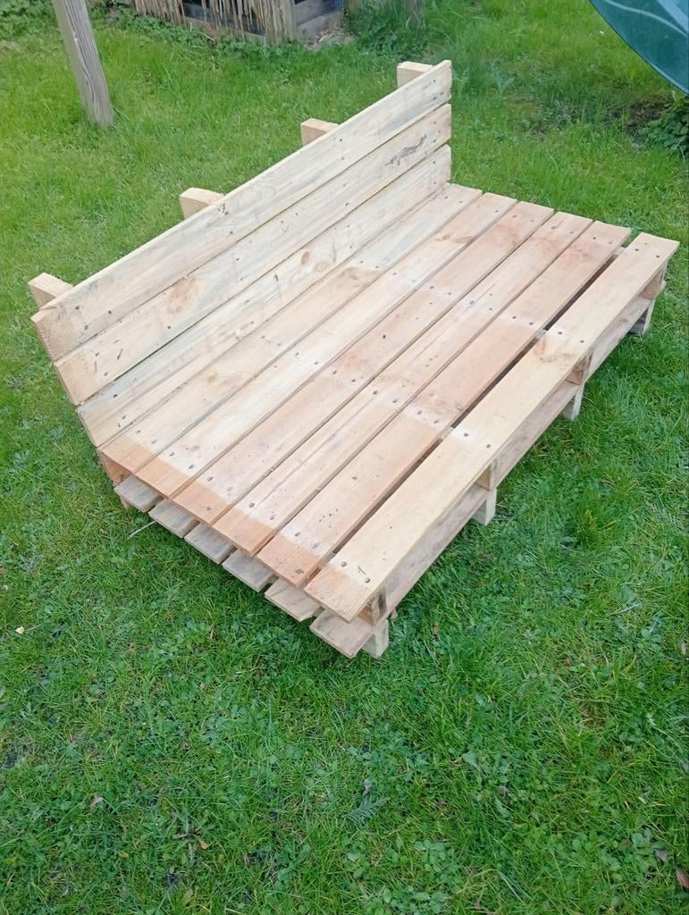 Pallet bankje, Tuin en Terras, Tuinbanken, Ophalen
