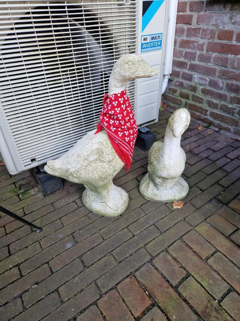 LANDELIJKE GANZEN PAAR, Ophalen of Verzenden