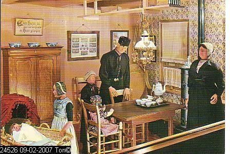 Ansichtkaart	Enkhuizen	Zuiderzeemuseum	Interieur Urk, Verzenden, 1960 tot 1980, Gelopen, Noord-Brabant