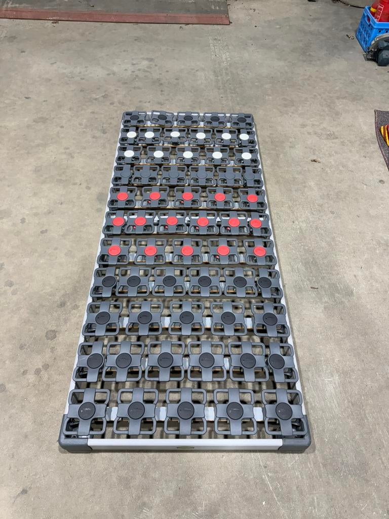 Tempur bedbodem 90x210, Ophalen, Gebruikt, 90 cm, Eenpersoons