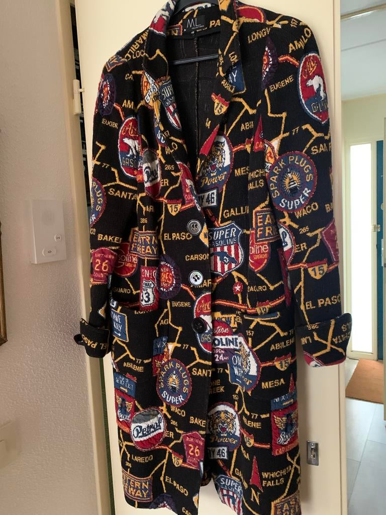 ML lange blazer - Zgan - Maat 42/44 (label 46), Kleding | Dames, Ophalen of Verzenden, Zo goed als nieuw, Maat 42/44 (L), Overige kleuren