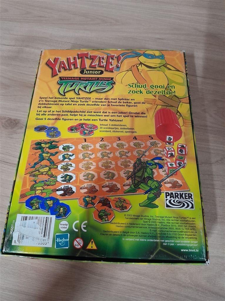 Yahtzee ninja turtles - s4738, Verzenden, Zo goed als nieuw