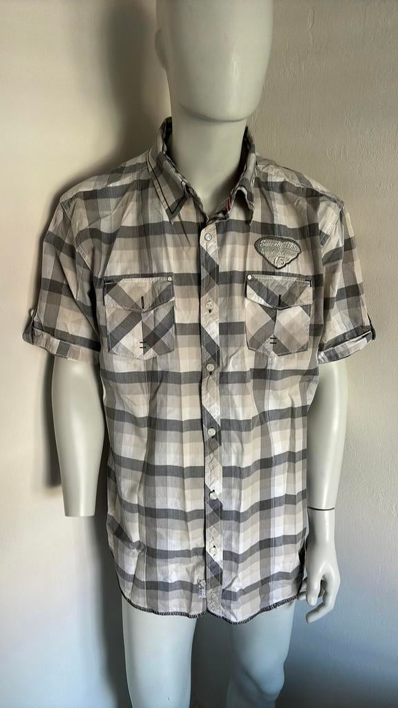 Noize overhemd maat 2XL, Ophalen of Verzenden, Zo goed als nieuw, Blauw, Overige halswijdtes