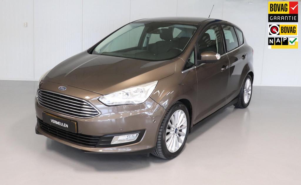 Ford C-Max 1.5 Titanium Automaat – Comfort en Luxe in éé, Euro 6, 4 cilinders, Origineel Nederlands, Grijs