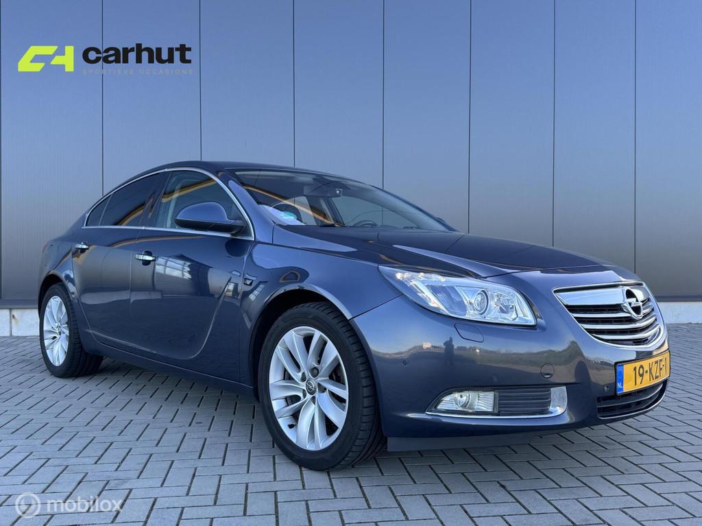 Opel Insignia 2.0 T Cosmo | nwe. dis. ketting| nwe. banden|, Auto's, Gebruikt, 4 cilinders, Blauw, Bedrijf