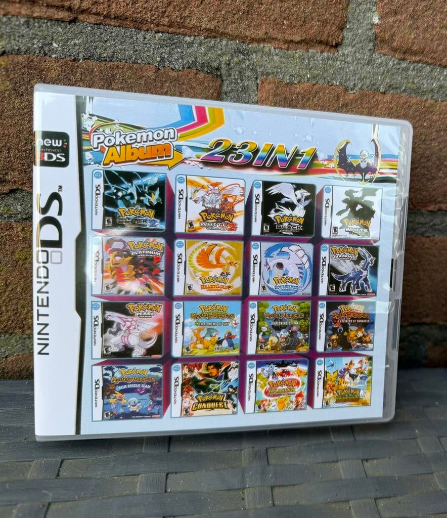 23 in 1 Pokémon Bundel DS - HeartGold SoulSilver Platinum+, Spelcomputers en Games, Games | Nintendo DS, Nintendo, Nintendo, 1 speler