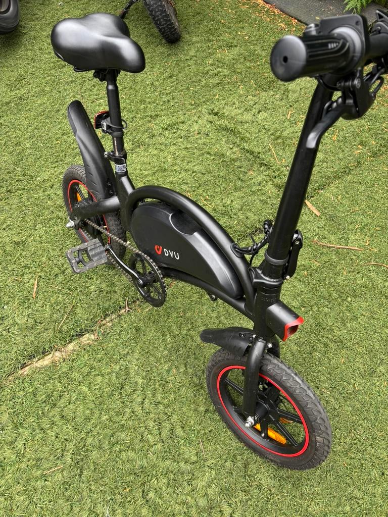 DYU D3F Elektrische Vouwfiets, Fietsen en Brommers, Fietsen | Vouwfietsen, Zo goed als nieuw, Ophalen