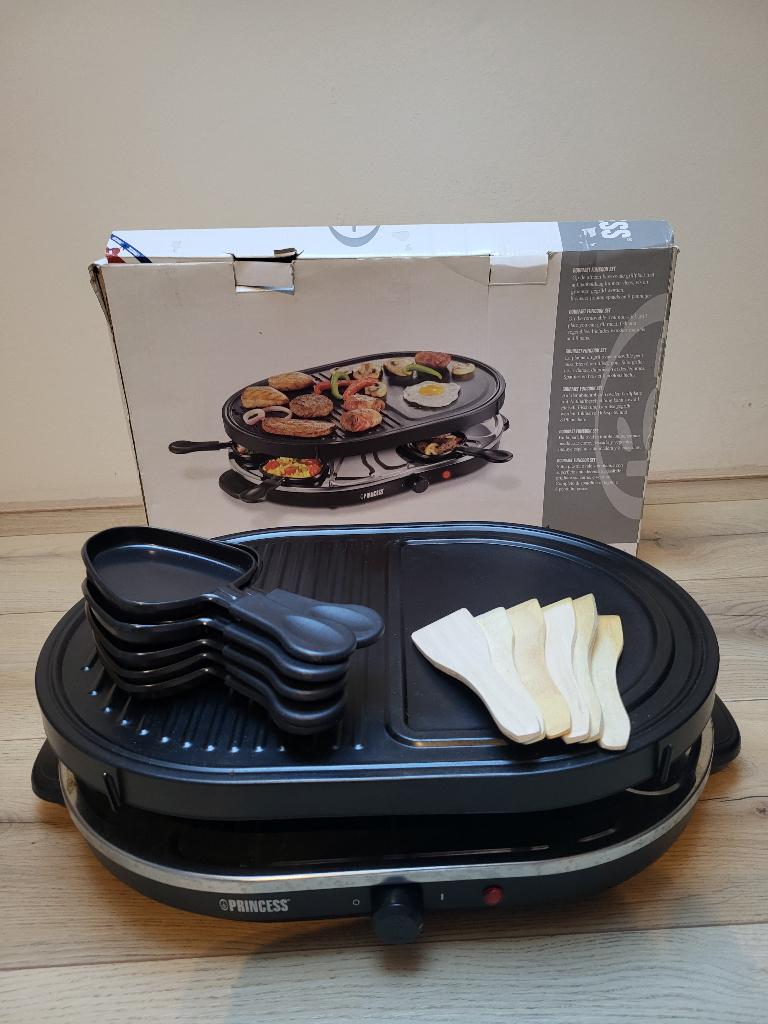 GOURMETSTEL PRINCESS, Witgoed en Apparatuur, Ophalen of Verzenden, Zo goed als nieuw, 8 personen of meer