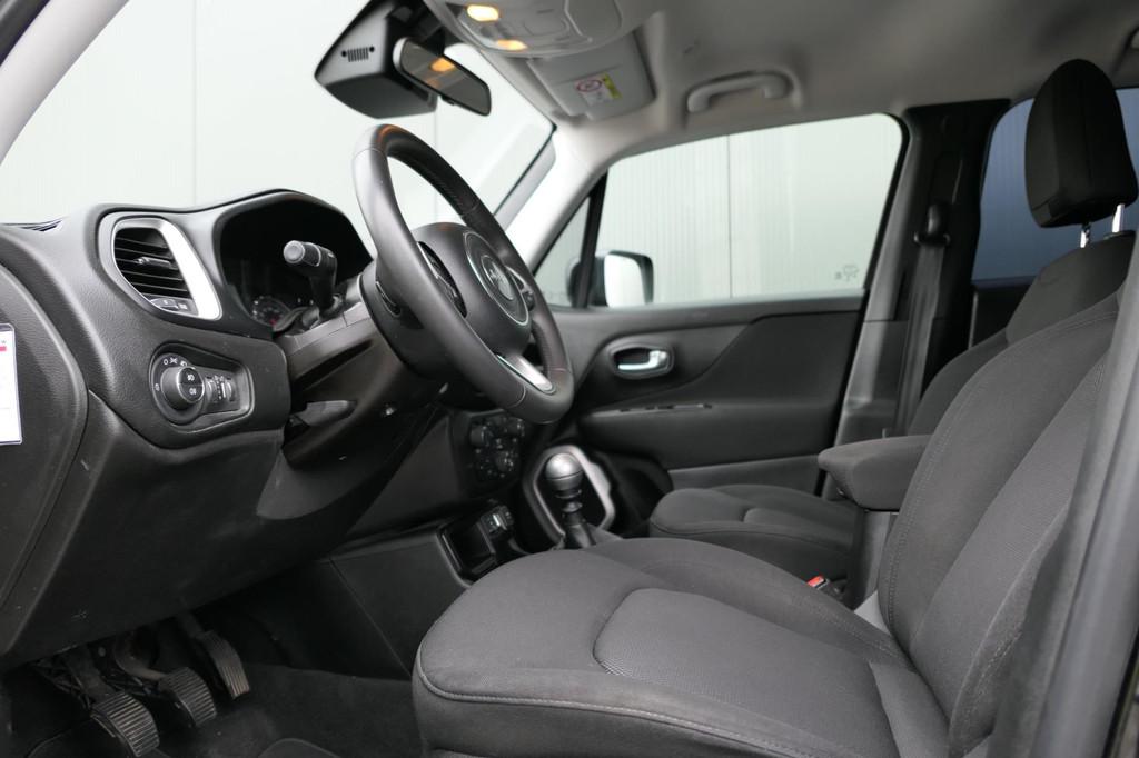 Jeep Renegade 1.0T Limited Navigatie Cruise PDC, Voorwielaandrijving, Zwart, Bedrijf, Handgeschakeld