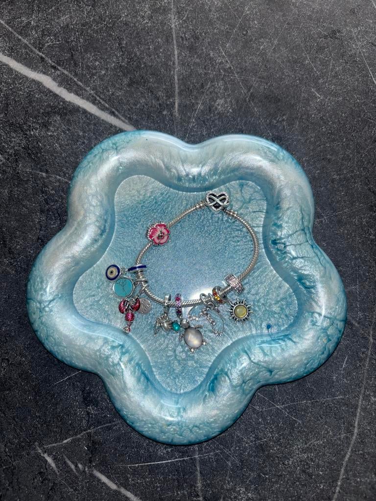 Decoratief schaaltje voor sieraden of sleutels, Overige materialen, Schaal, Ophalen of Verzenden, Zo goed als nieuw