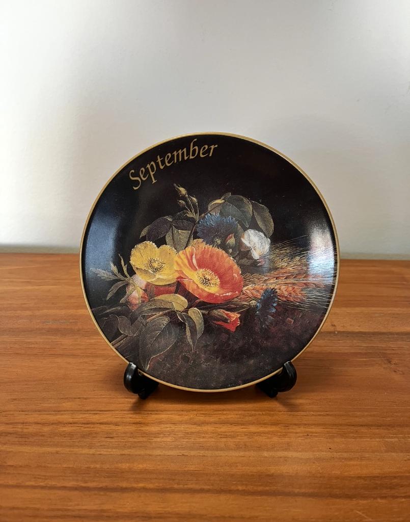 H.Hellense - stilleven wandbord - September, Antiek en Kunst, Antiek | Wandborden en Tegels, Ophalen of Verzenden