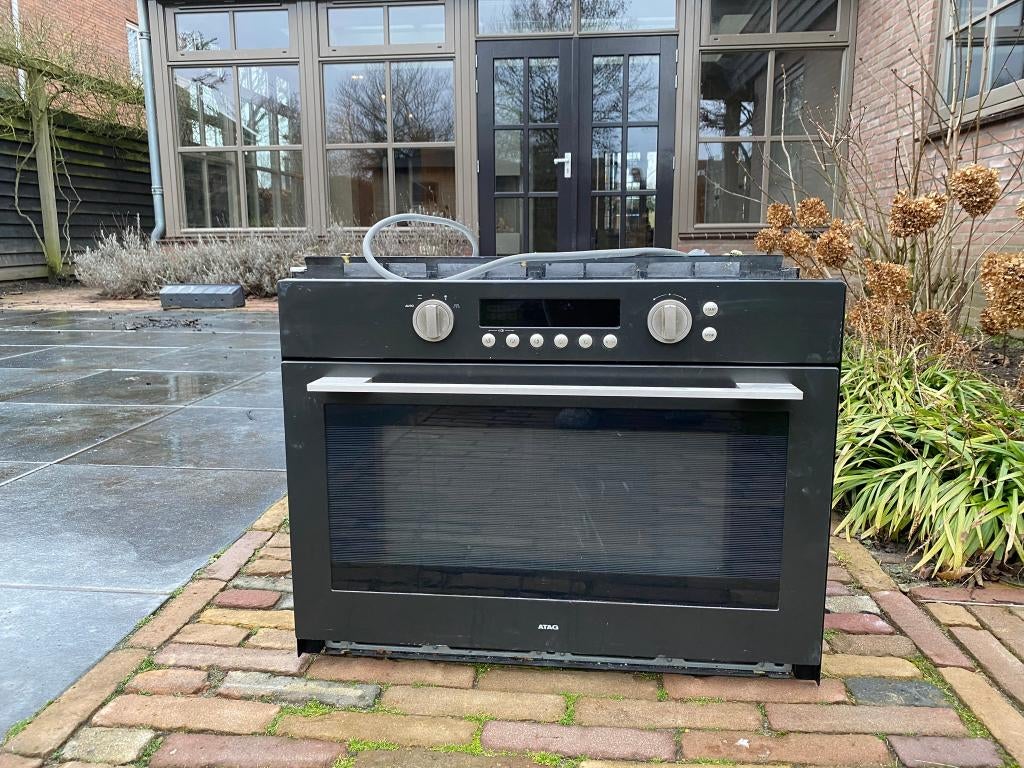 Inbouw ATAG oven/magnetron, Ophalen, Combimagnetron, Gebruikt, Inbouw