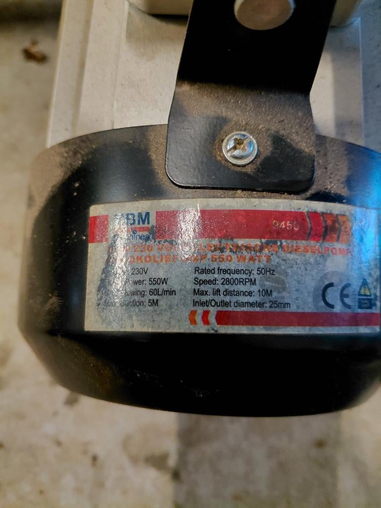 Hbm dieselpompje, Ophalen of Verzenden