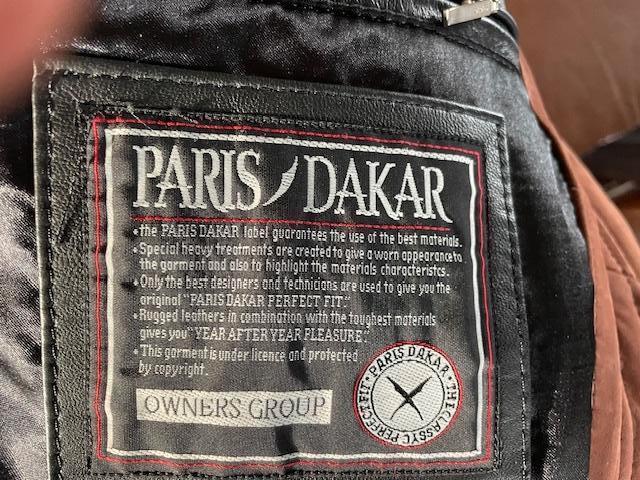 leren jas Merk Paris Dakar, Maat 48/50 (M), Zwart, Ophalen of Verzenden, Zo goed als nieuw