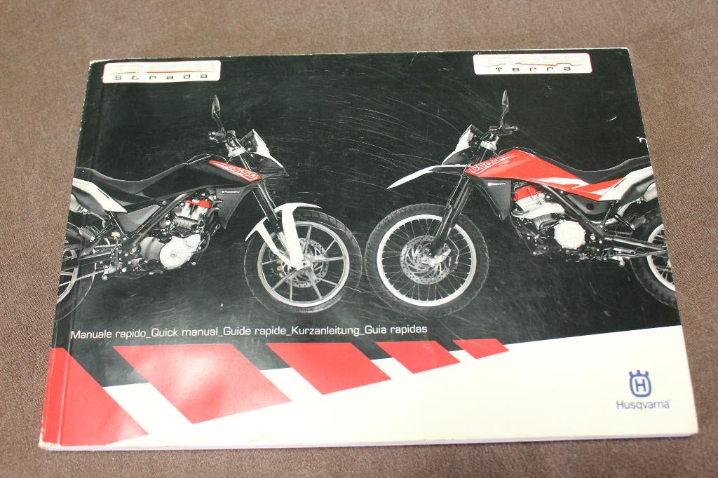 Husqvarna Strada Terra TR650 2012 motorcycle owner's manual, Motoren, Ophalen of Verzenden, Kawasaki