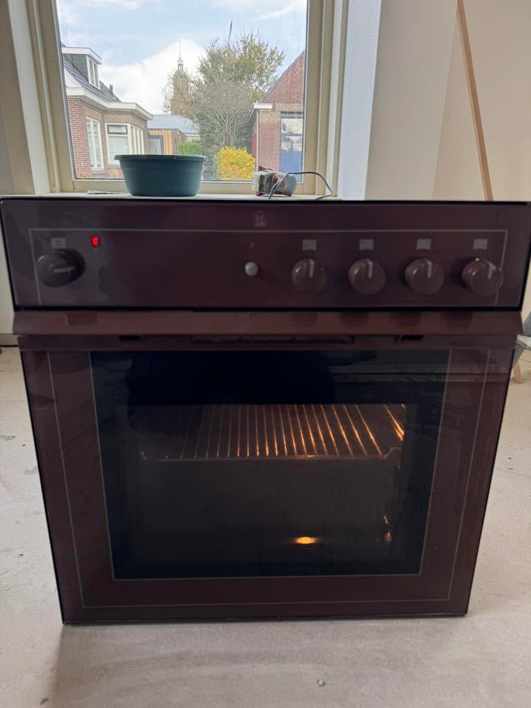 Oven met fornuis, Ophalen of Verzenden, Zo goed als nieuw, 45 tot 60 cm