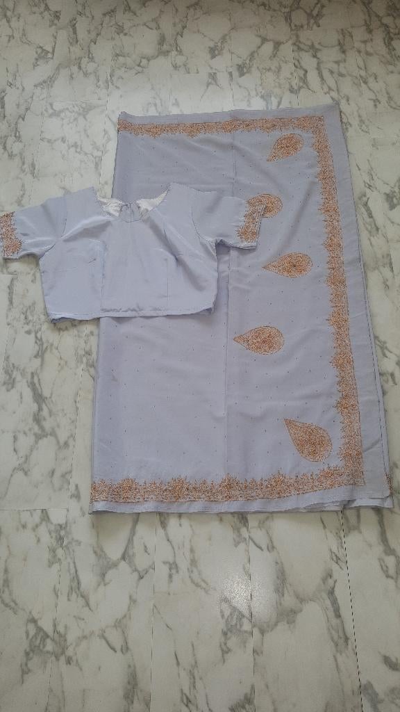 Saree | Sari - met blouse, Ophalen of Verzenden, Zo goed als nieuw, Overige typen