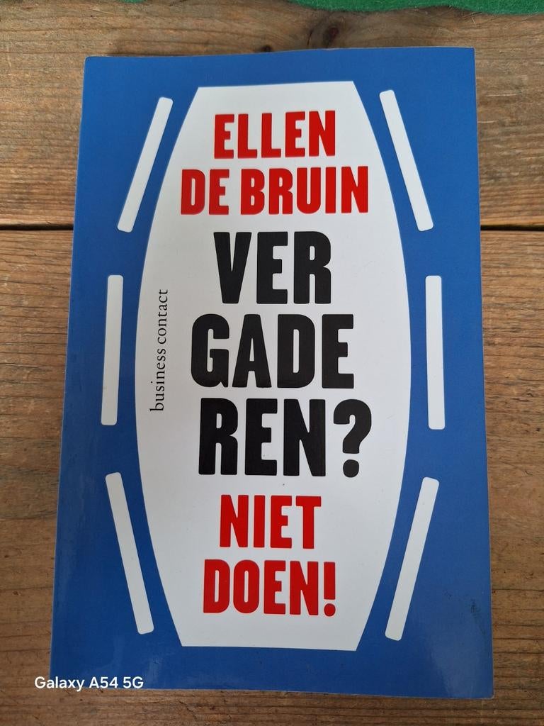 Vergaderen? Niet doen! - Ellen de Bruin, Ophalen of Verzenden